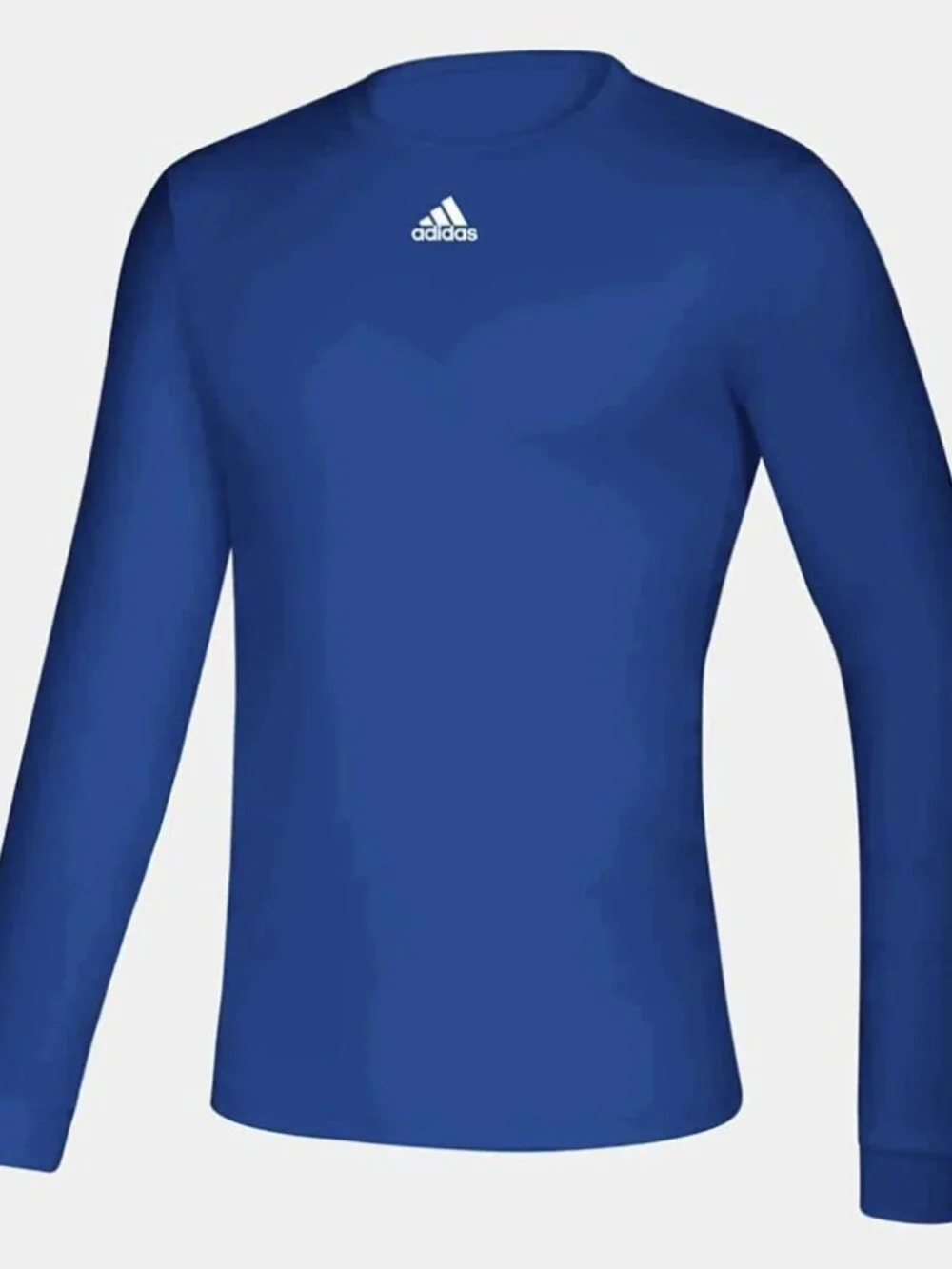 Men's Adidas Creater Long Sleeve Tee / Blue / Size Small